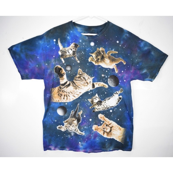 DOM Other - DOM Flying Space Cats Astronaut Kitties T-Shirt